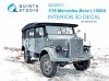 Quinta Studio QD35071 Mercedes-Benz L1500A 3D-Printed & coloured Interior on decal paper (MiniArt) 1/35